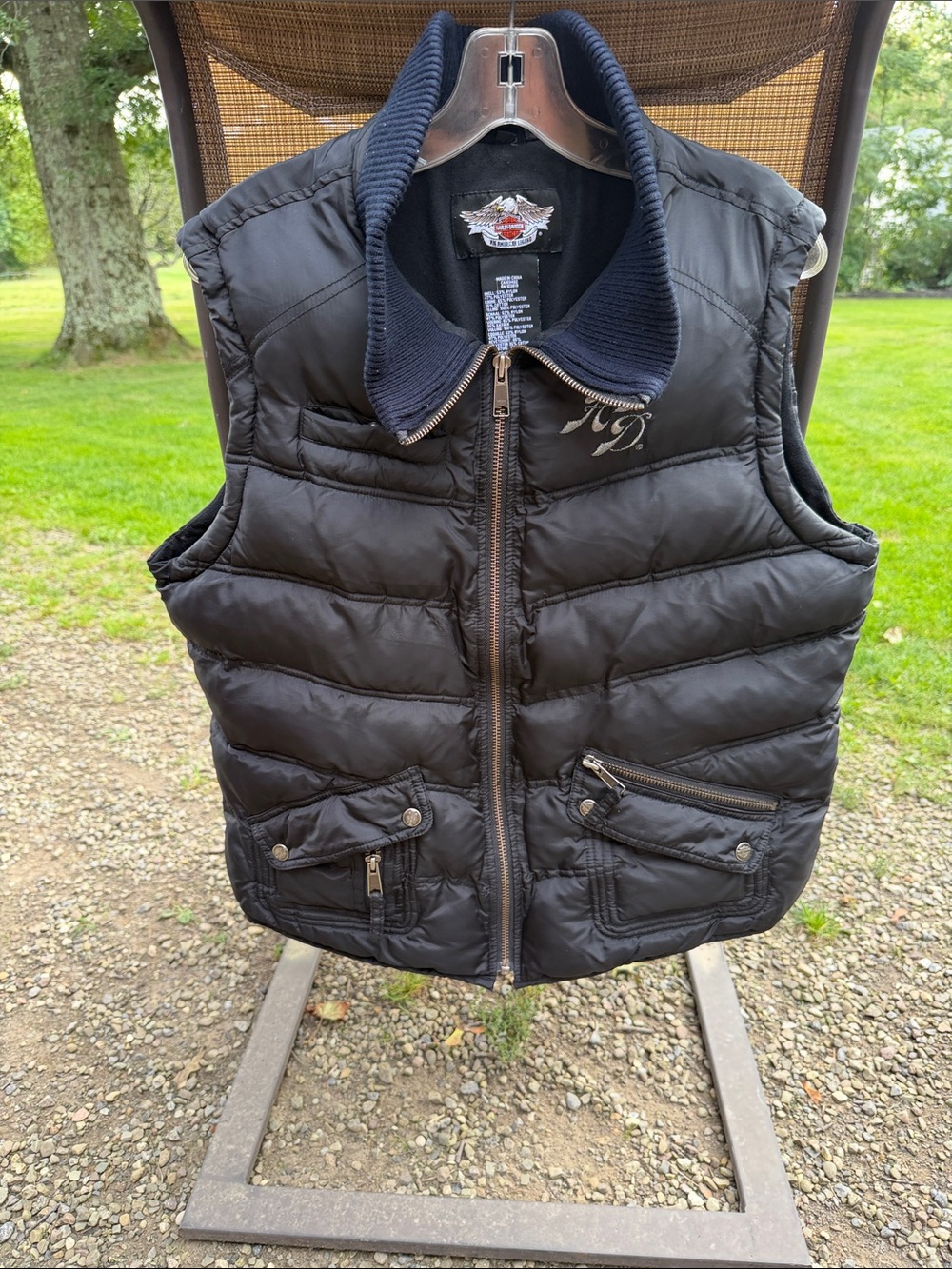 Women’s Quilted Puffer Vest - Black
